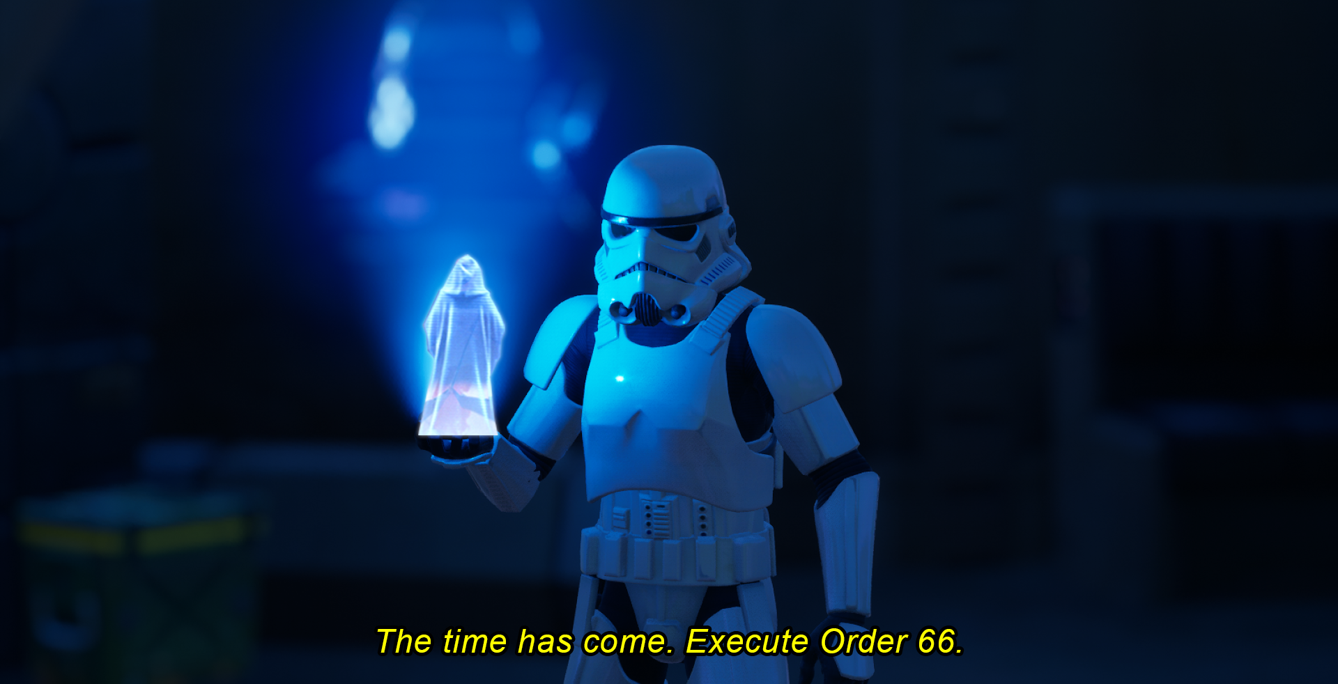 The time has come. Execute Order 66.